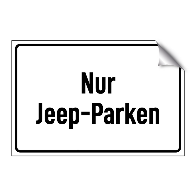 Nur Jeep-Parken
