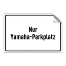 Nur Yamaha-Parkplatz