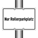 Nur Rollerparkplatz