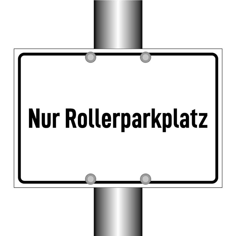 Nur Rollerparkplatz