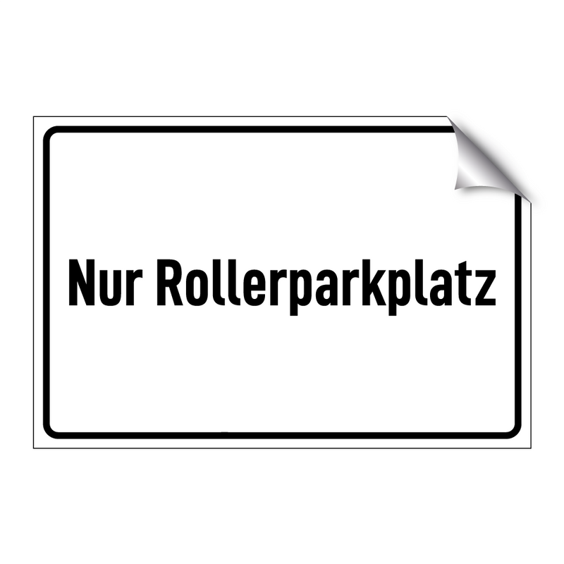 Nur Rollerparkplatz