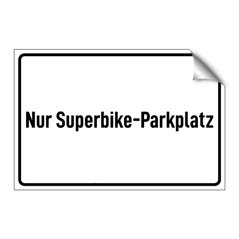 Nur Superbike-Parkplatz