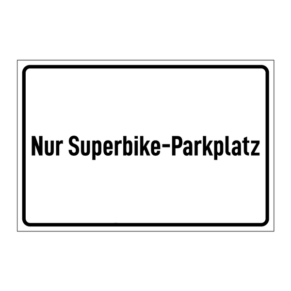 Nur Superbike-Parkplatz