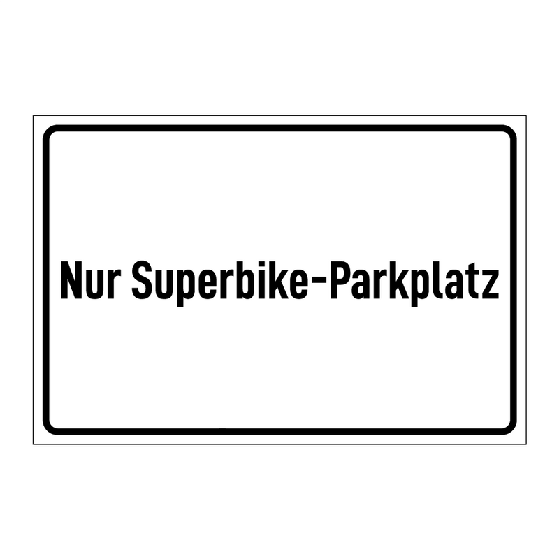 Nur Superbike-Parkplatz