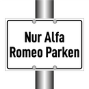 Nur Alfa Romeo Parken