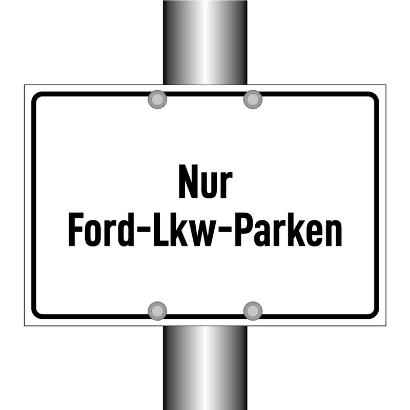 Nur Ford-Lkw-Parken