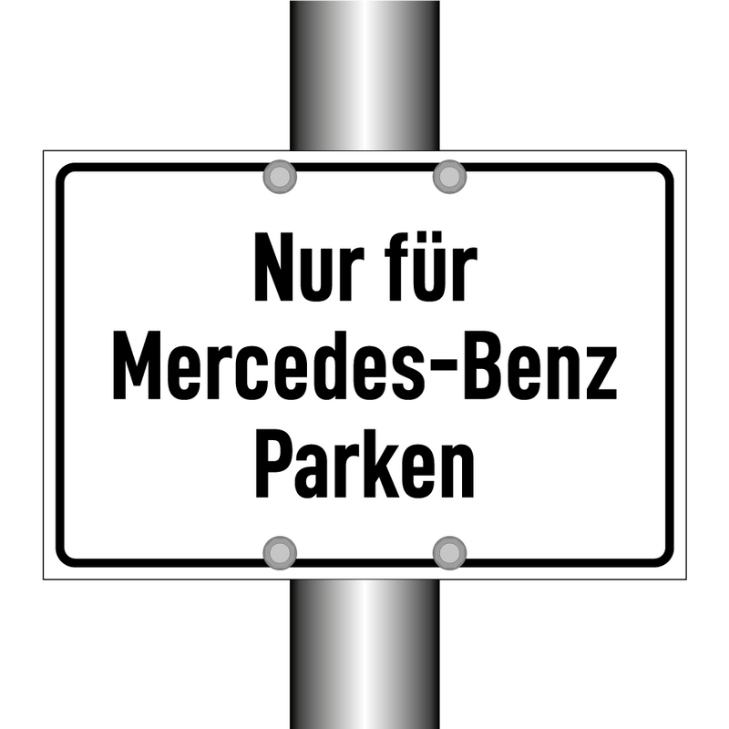 Nur für Mercedes-Benz Parken