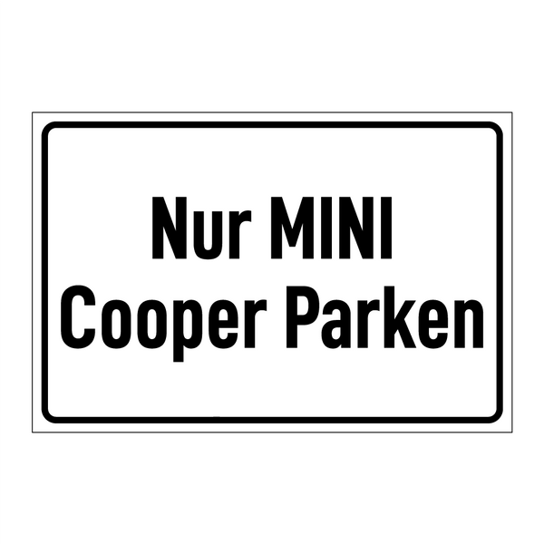 Nur MINI Cooper Parken