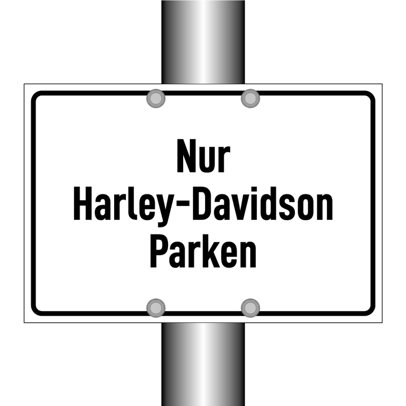 Nur Harley-Davidson Parken