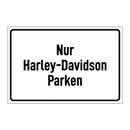 Nur Harley-Davidson Parken