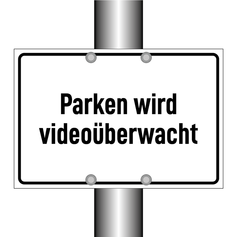 Parken wird videoüberwacht