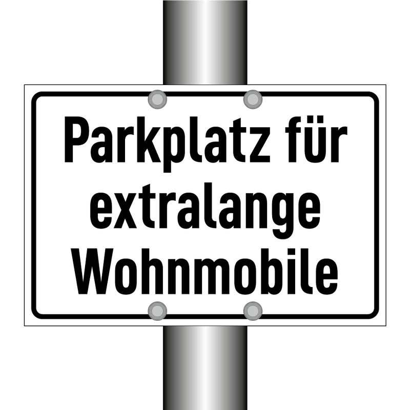 Parkplatz für extralange Wohnmobile