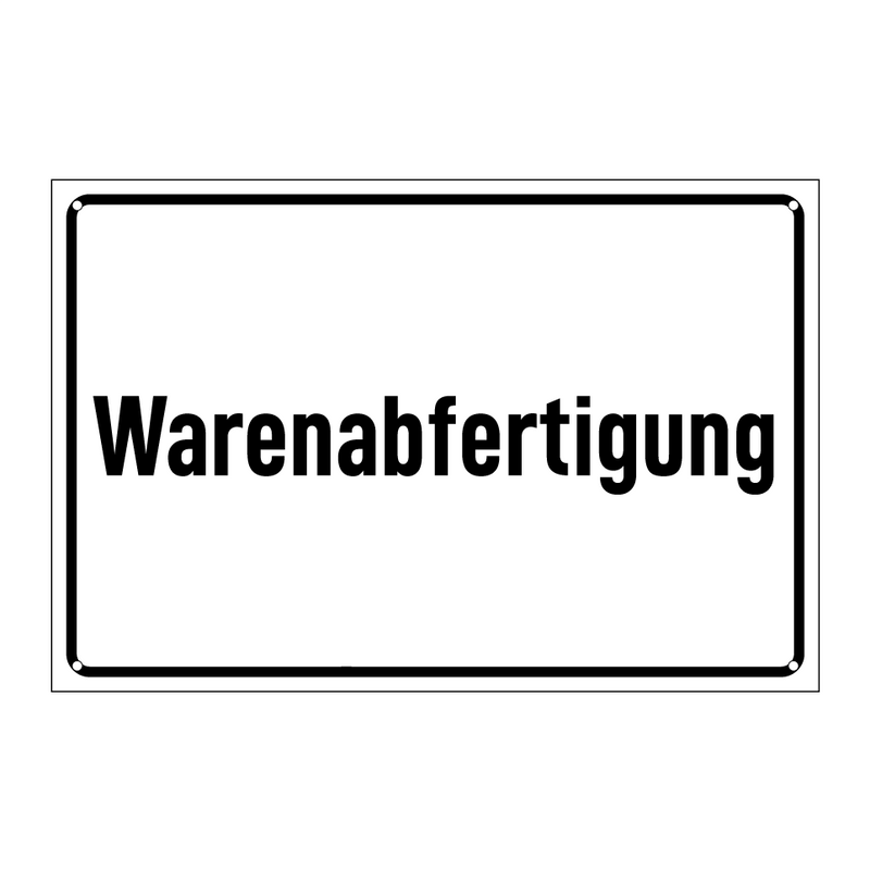 Warenabfertigung