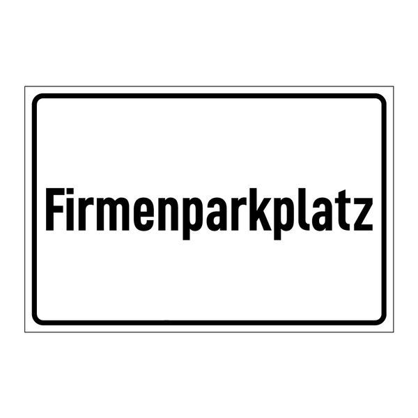Firmenparkplatz