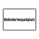Behindertenparkplatz
