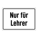 Nur für Lehrer