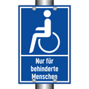Nur für behinderte Menschen