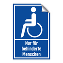 Nur für behinderte Menschen