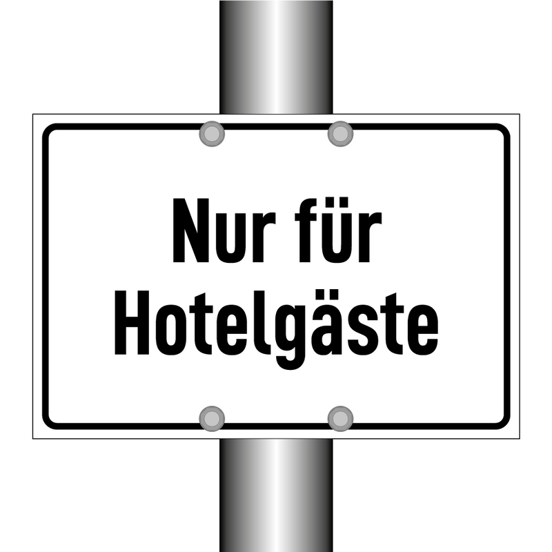 Nur für Hotelgäste
