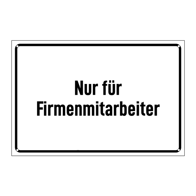 Nur für Firmenmitarbeiter