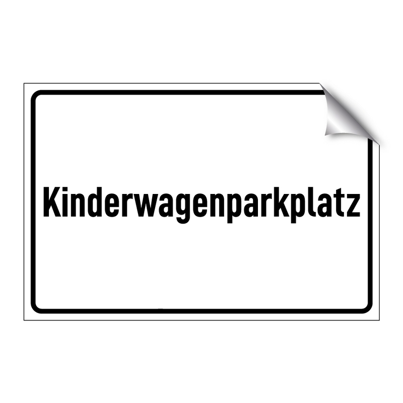 Kinderwagenparkplatz