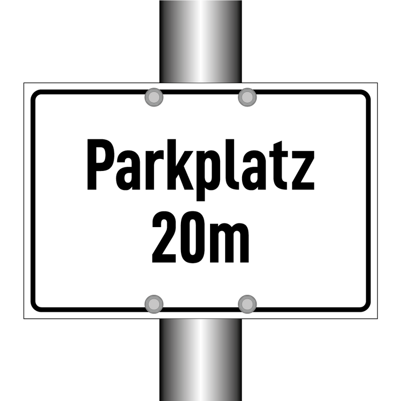 Parkplatz 20m