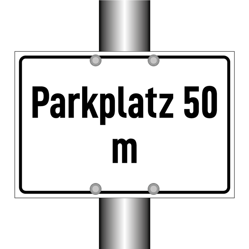 Parkplatz 50 m