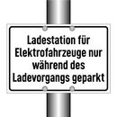 Ladestation für Elektrofahrzeuge nur während des Ladevorgangs geparkt
