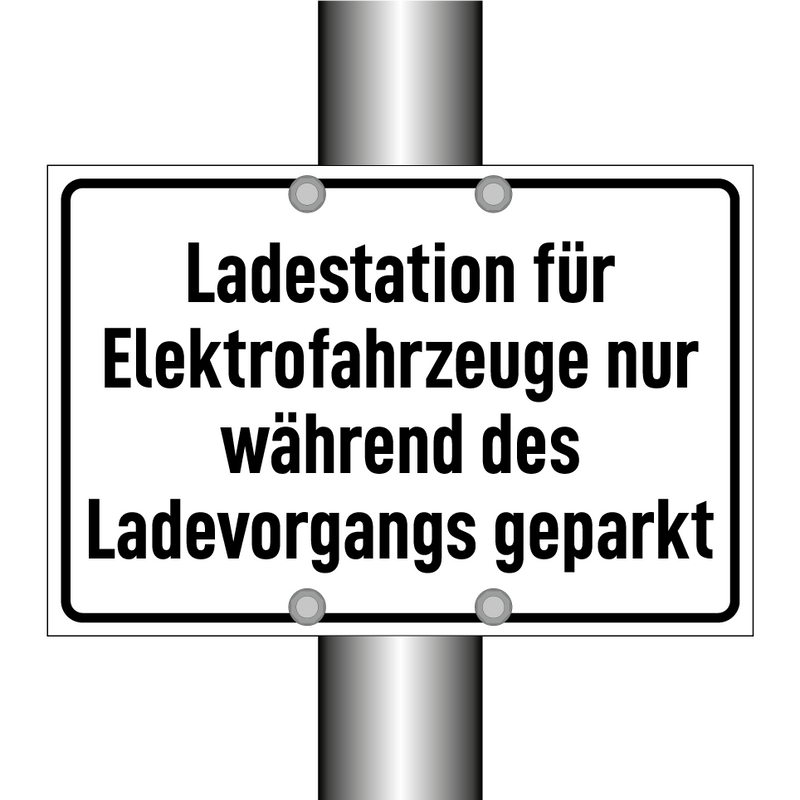 Ladestation für Elektrofahrzeuge nur während des Ladevorgangs geparkt