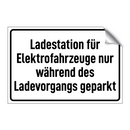 Ladestation für Elektrofahrzeuge nur während des Ladevorgangs geparkt