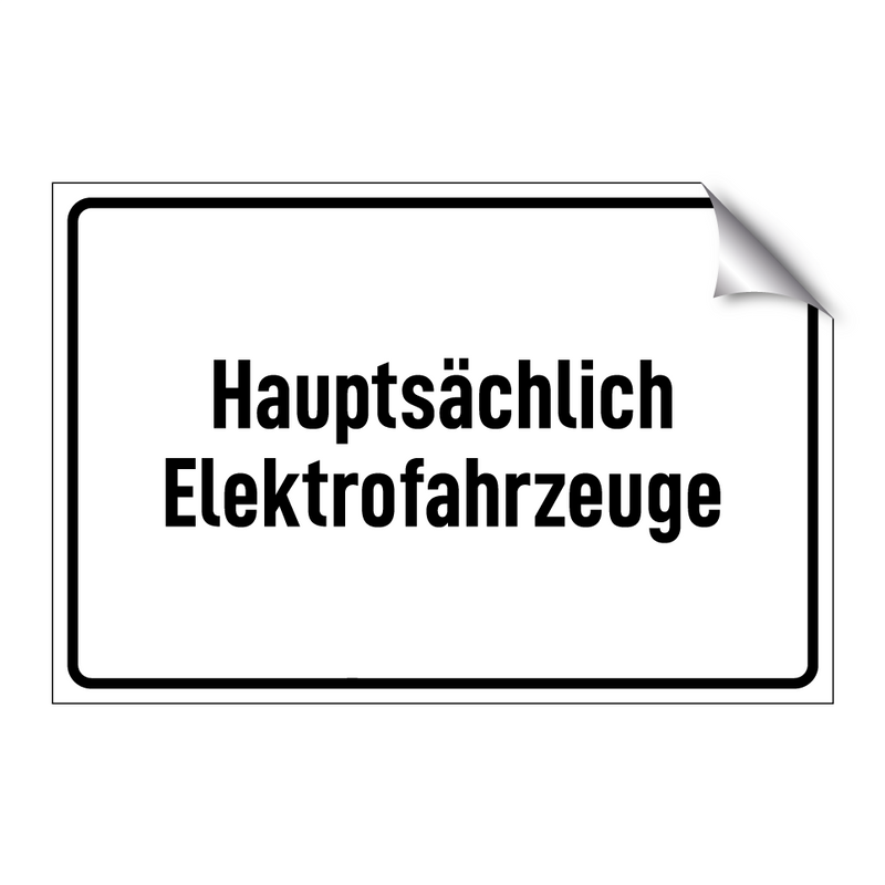 Hauptsächlich Elektrofahrzeuge