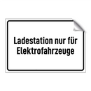 Ladestation nur für Elektrofahrzeuge