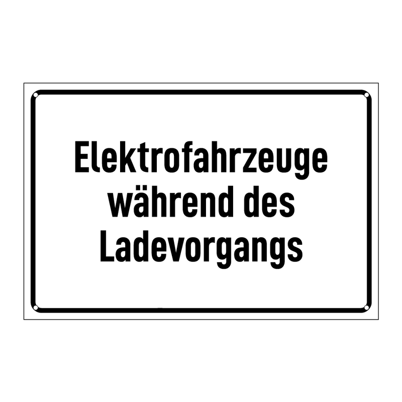 Elektrofahrzeuge während des Ladevorgangs