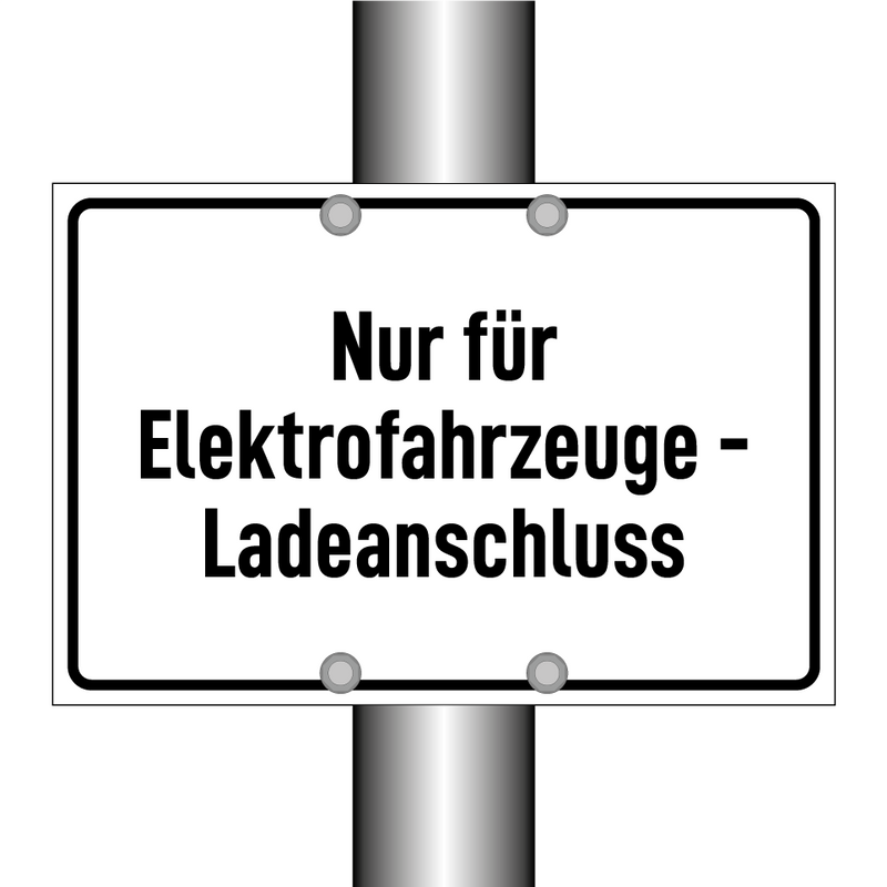 Nur für Elektrofahrzeuge - Ladeanschluss