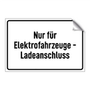 Nur für Elektrofahrzeuge - Ladeanschluss