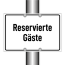 Reservierte Gäste