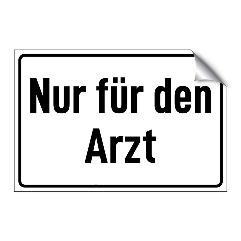 Nur für den Arzt