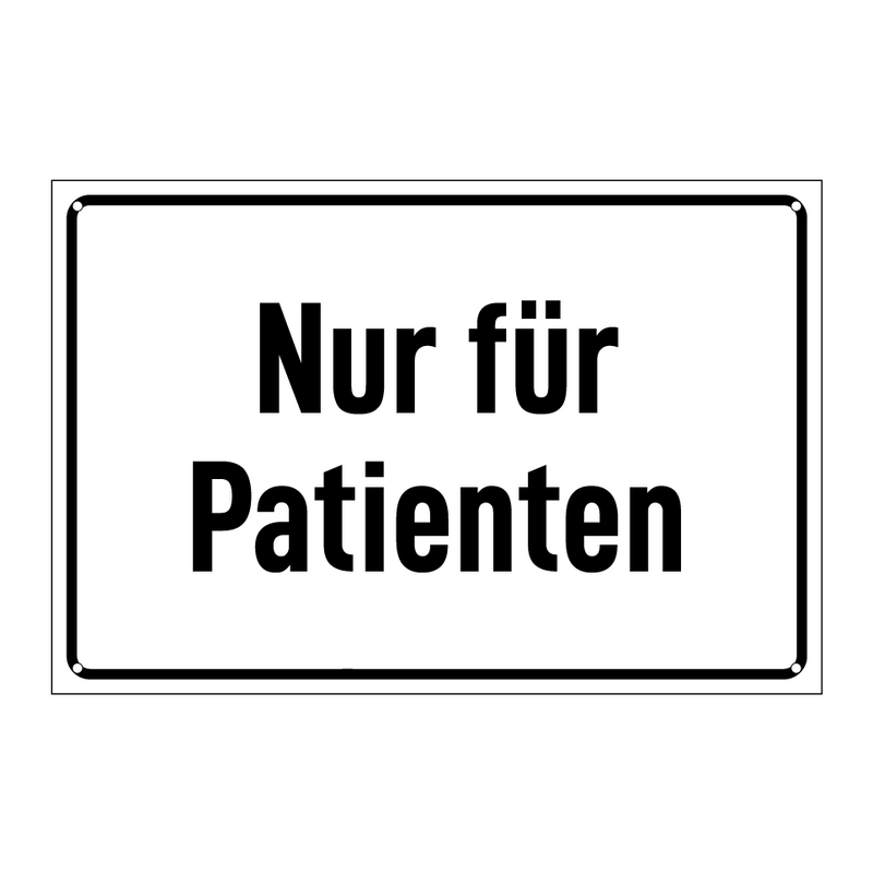 Nur für Patienten