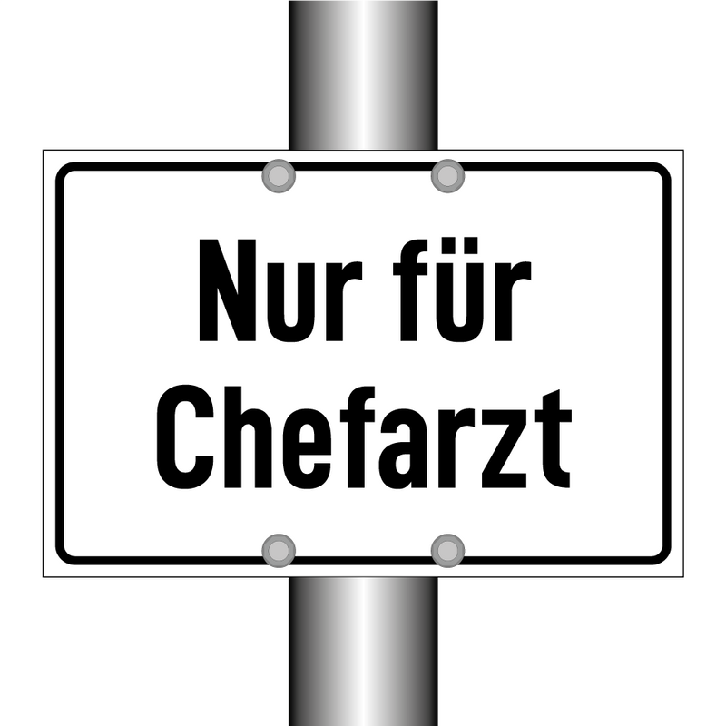 Nur für Chefarzt