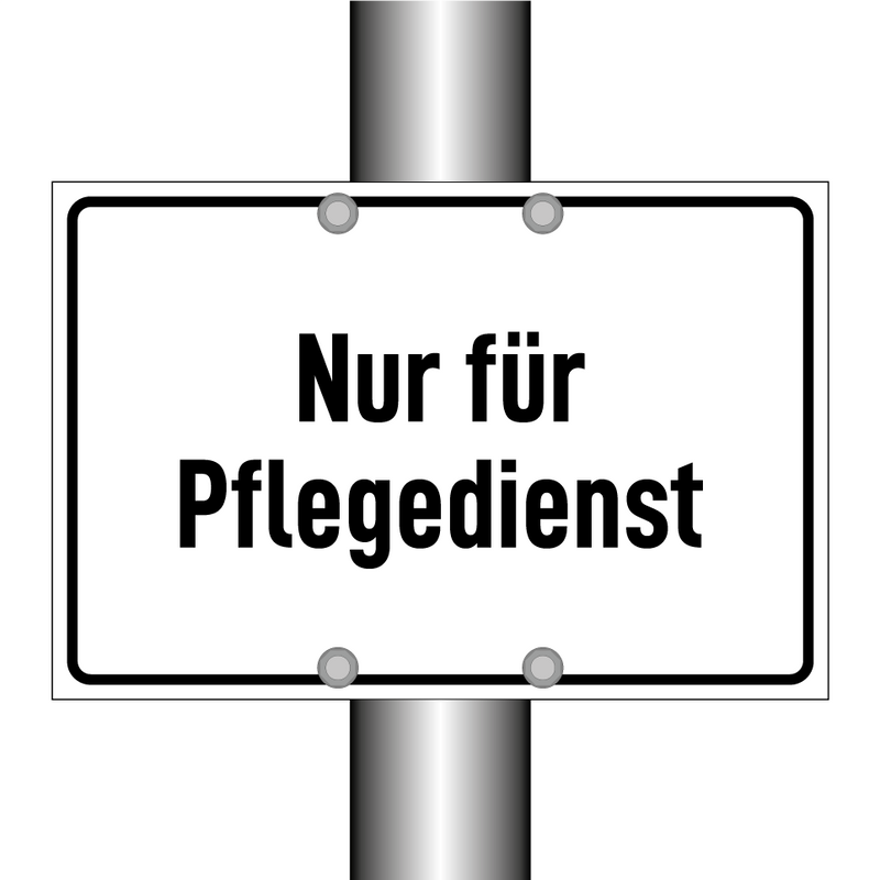 Nur für Pflegedienst