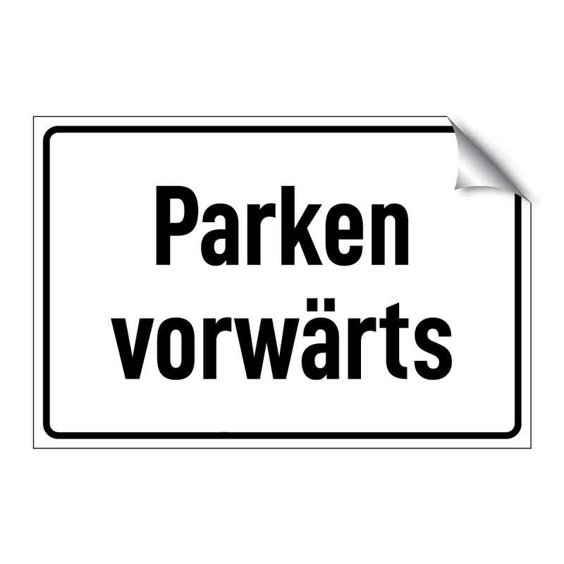 Parken vorwärts