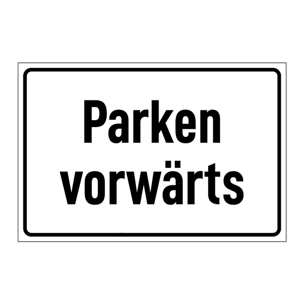 Parken vorwärts