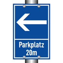 Parkplatz 20m