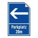 Parkplatz 20m