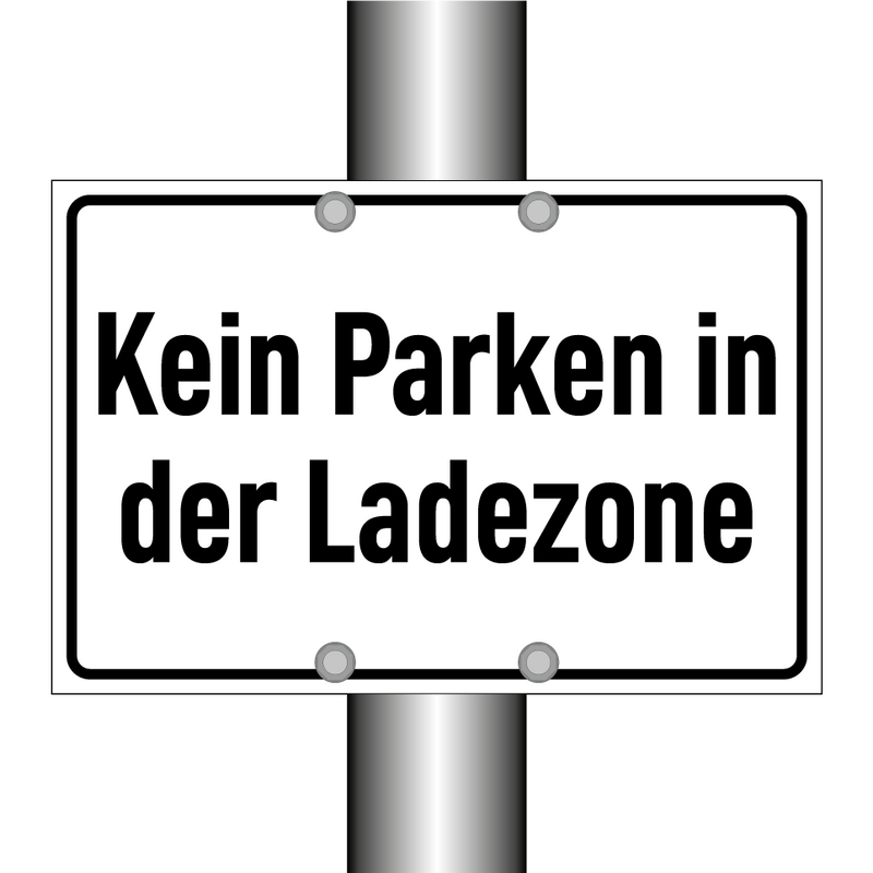 Kein Parken in der Ladezone