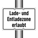 Lade- und Entladezone erlaubt
