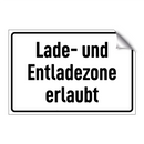 Lade- und Entladezone erlaubt