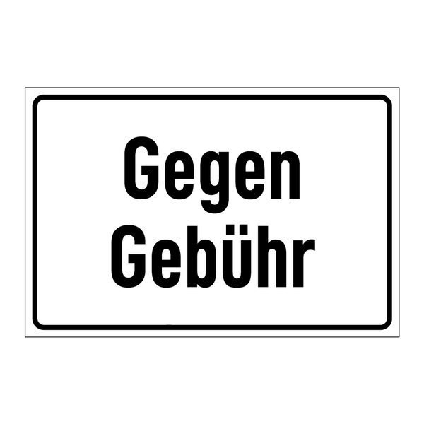 Gegen Gebühr