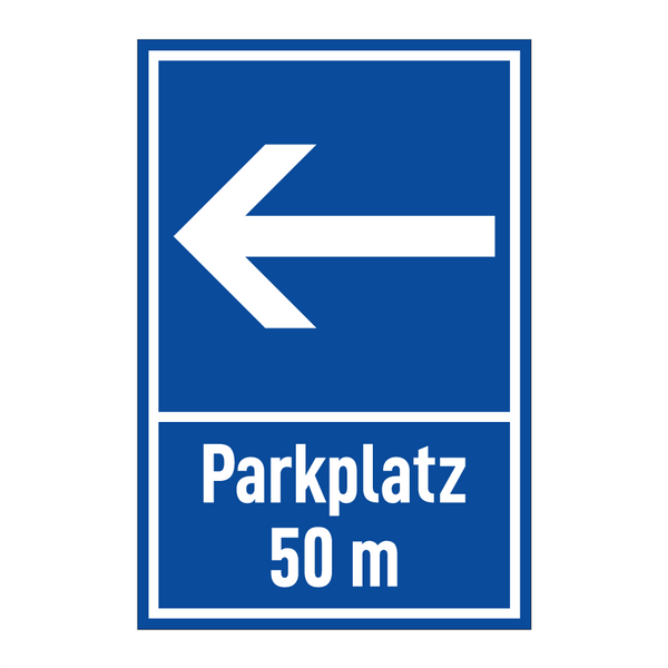 Parkplatz 50 m