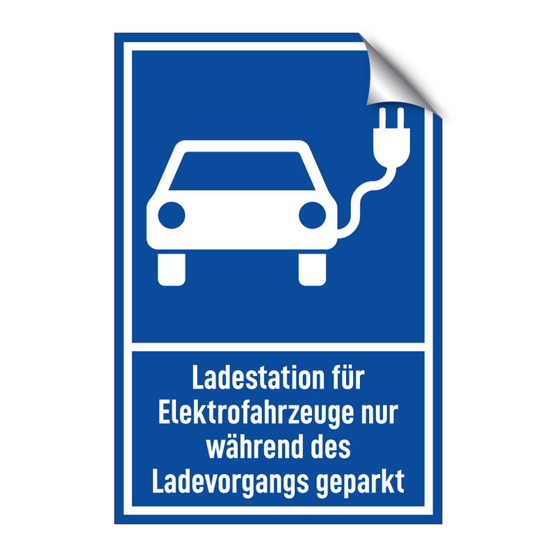 Ladestation für Elektrofahrzeuge nur während des Ladevorgangs geparkt